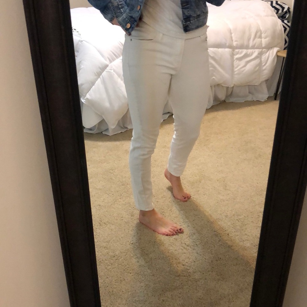 White jeans